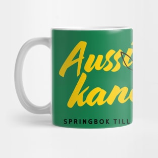 Aussiekaner Springbok till I Die Mug